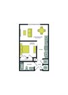 S3A Floor Plan S3A Floor Plan at Vesta Parkside, Washington, DC, 20019